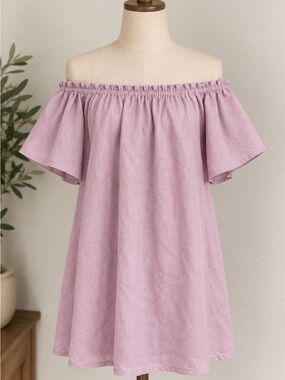 Source Unknown Off-Shoulder Dress in Light Lavender